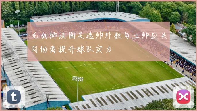 毛剑卿谈国足选帅外教与土帅应共同协商提升球队实力